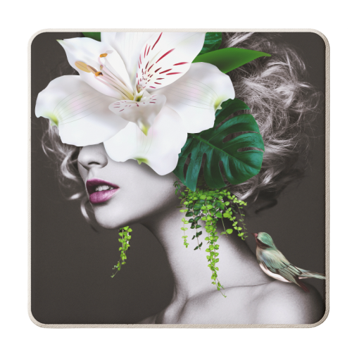 Biannca - personalised beer coaster by Larissa Grace