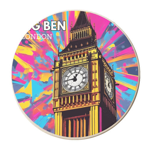 BIG BEN - personalised beer coaster by AP