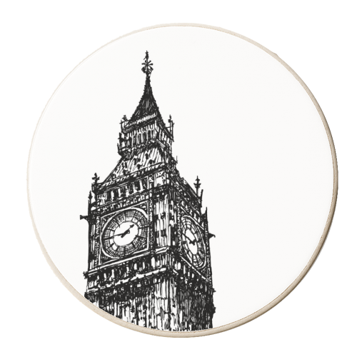 Big Ben - personalised beer coaster by Jethro Syder-Spence