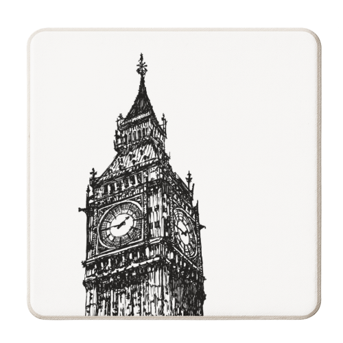 Big Ben - personalised beer coaster by Jethro Syder-Spence