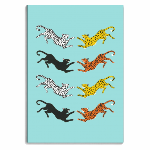 Big Cats - personalised A4, A5, A6 notebook by Yazmin Brooks