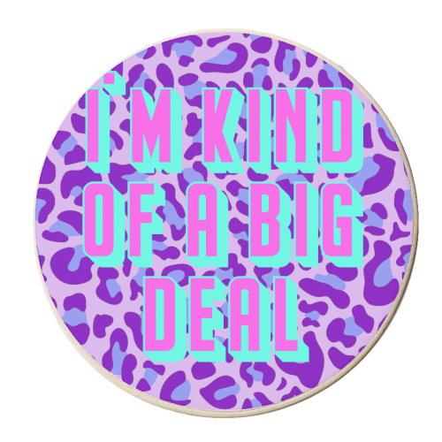 Big Deal - personalised beer coaster by Wallace Elizabeth