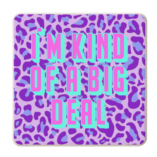 Big Deal - personalised beer coaster by Wallace Elizabeth