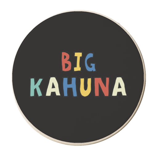 Big Kahuna - personalised beer coaster by Giddy Kipper