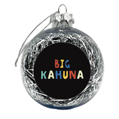Big Kahuna - xmas bauble by Giddy Kipper