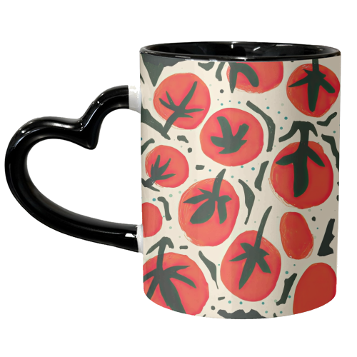 Big Red Tomatos - unique mug by Move Studio