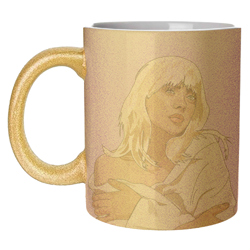 Billie Eilish Collection - unique mug by Catherine Critchley.