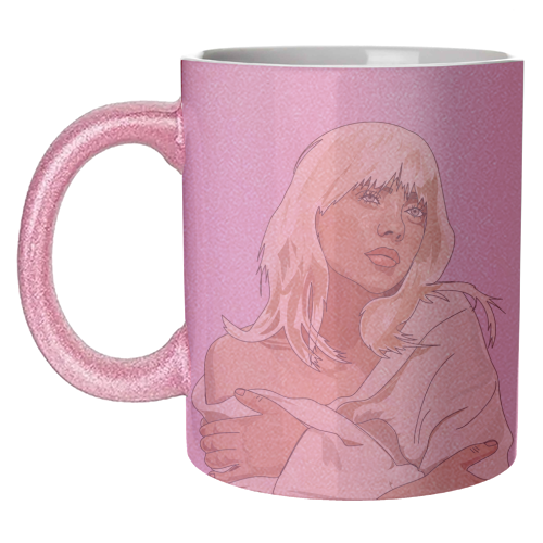 Billie Eilish Collection - unique mug by Catherine Critchley.