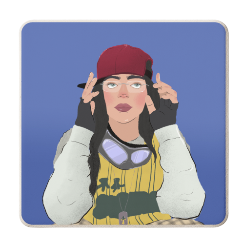 Billie - personalised beer coaster by The Queer Store