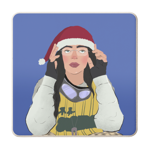 Billie Xmas - personalised beer coaster by The Queer Store