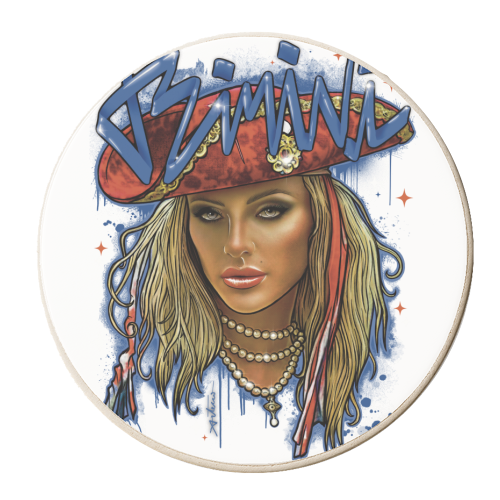 Bimini II - personalised beer coaster by ARTECCO