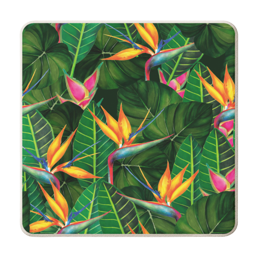bird of paradise - personalised beer coaster by Anastasios Konstantinidis