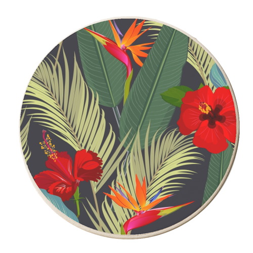 bird of paradise - personalised beer coaster by haris kavalla