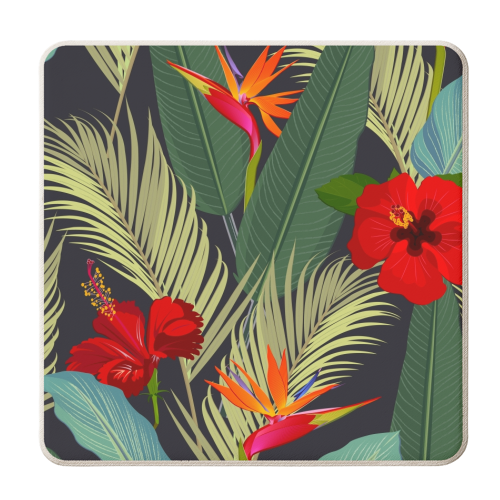 bird of paradise - personalised beer coaster by haris kavalla