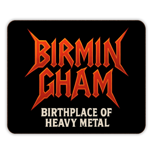 Birmingham - Birthplace of Heavy Metal - designer placemat by Ms Doodle