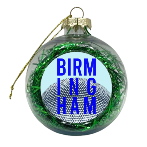 BIRMINGHAM BLUE - xmas bauble by AP