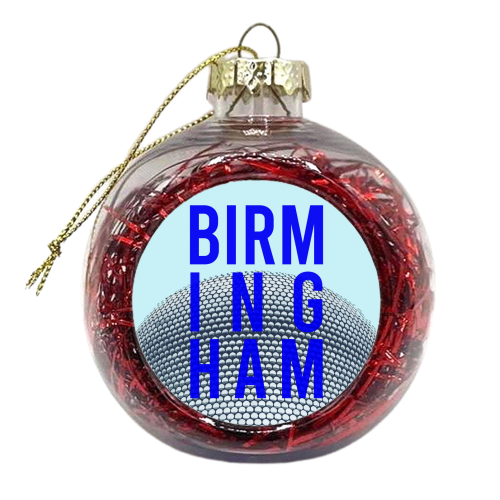 BIRMINGHAM BLUE - xmas bauble by AP
