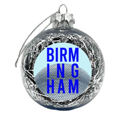 BIRMINGHAM BLUE - xmas bauble by AP