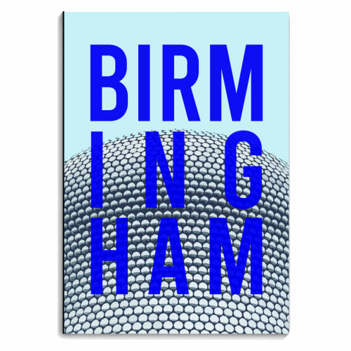 BIRMINGHAM BLUE - personalised A4, A5, A6 notebook by AP
