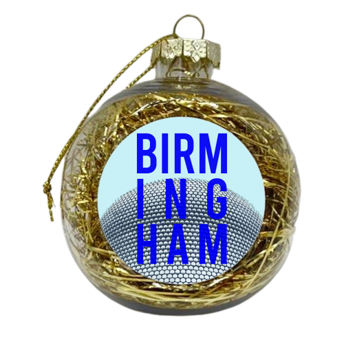 BIRMINGHAM BLUE - xmas bauble by AP