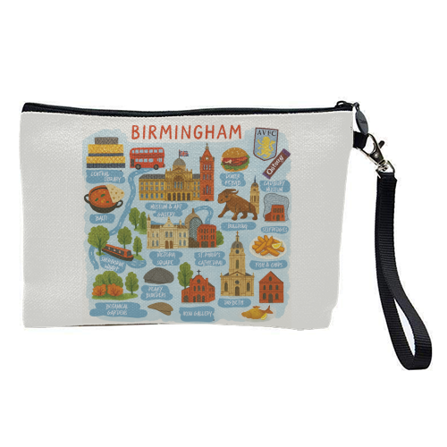 Birmingham City Map! - pretty makeup bag by The Yellow Box