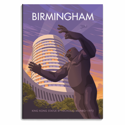 Birmingham, King Kong. - personalised A4, A5, A6 notebook by Stephen Millership