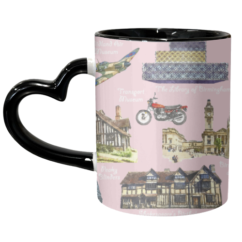Birmingham Landmarks - unique mug by AP