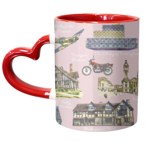 Birmingham Landmarks - unique mug by AP