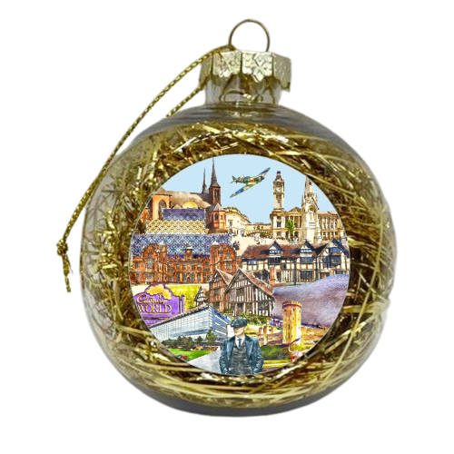 Birmingham Mash Up - xmas bauble by AP