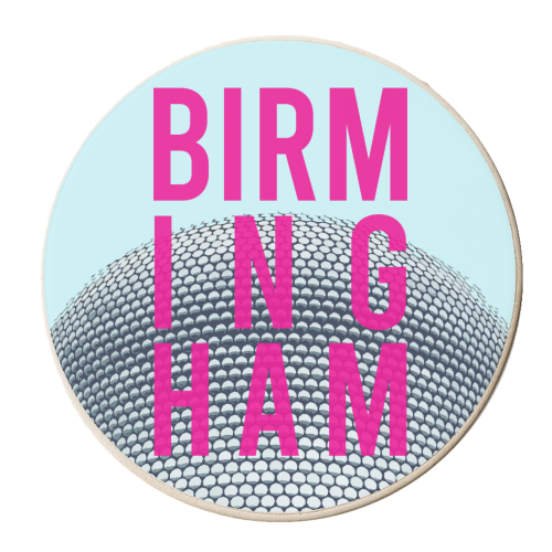 Birmingham - personalised beer coaster by AP