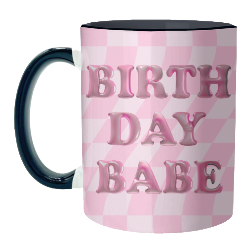 Birthday Babe - unique mug by Ms Doodle