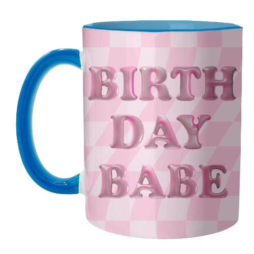 Birthday Babe - unique mug by Ms Doodle
