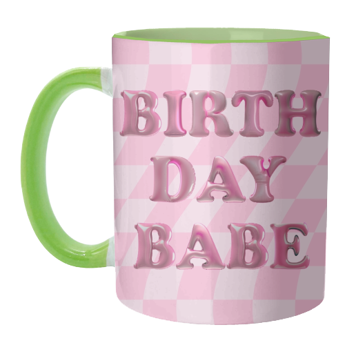 Birthday Babe - unique mug by Ms Doodle