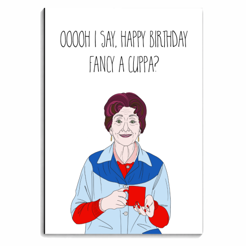 Birthday Cuppa! - personalised A4, A5, A6 notebook by Adam Regester