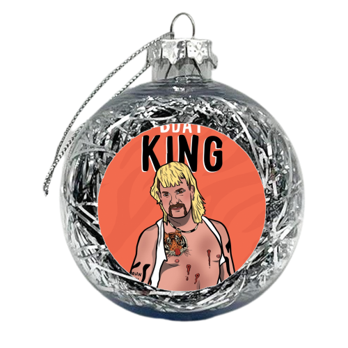 Birthday King - xmas bauble by Niomi Fogden