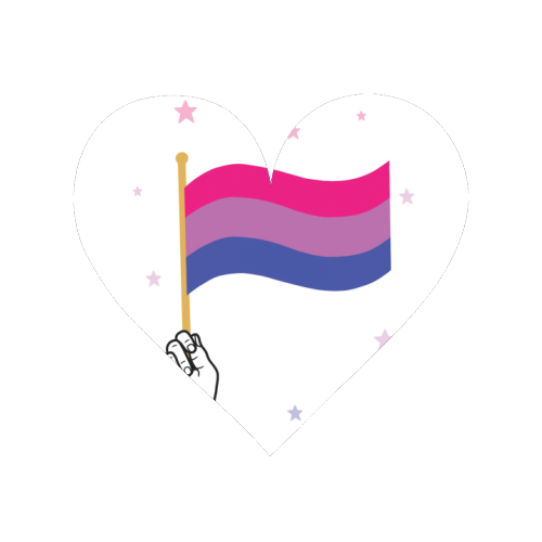 Bisexual coming out design - Magnet by Loren Grosvenor