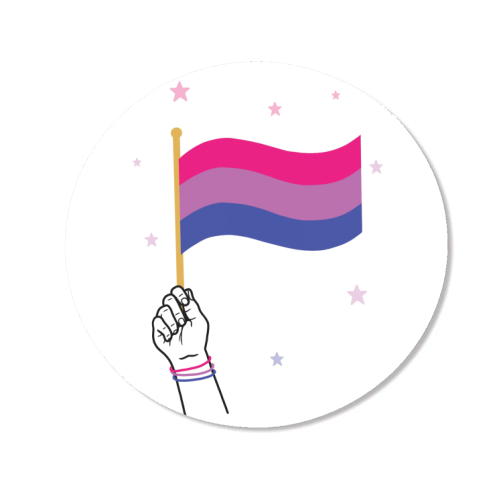 Bisexual coming out design - Magnet by Loren Grosvenor