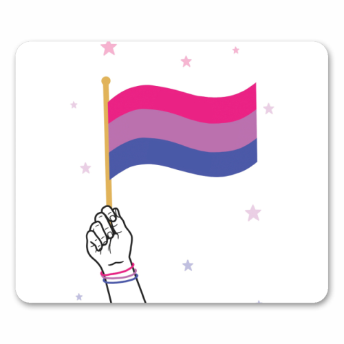 Bisexual coming out design - mouse mat by Loren Grosvenor