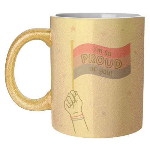 Bisexual coming out design - unique mug by Loren Grosvenor