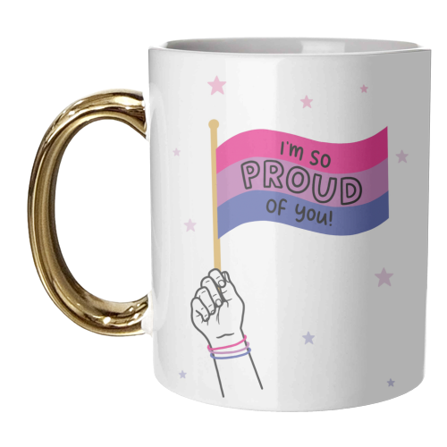 Bisexual coming out design - unique mug by Loren Grosvenor