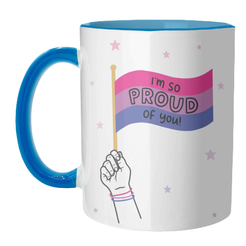 Bisexual coming out design - unique mug by Loren Grosvenor