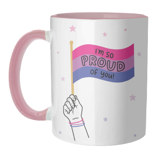 Bisexual coming out design - unique mug by Loren Grosvenor