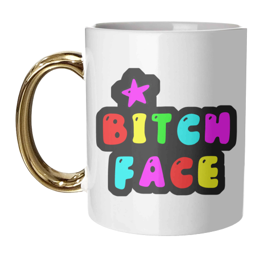BITCH FACE - unique mug by PixieDrew
