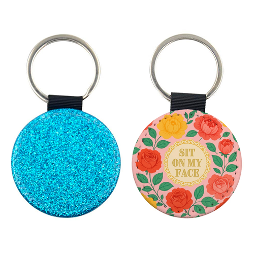 Bite Me / Sit on my face - keyring by Lilly Rose