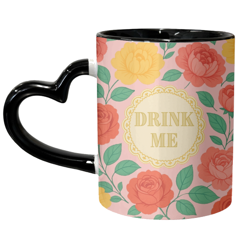 Bite Me / Sit on my face - unique mug by Lilly Rose