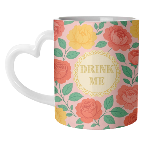 Bite Me / Sit on my face - unique mug by Lilly Rose