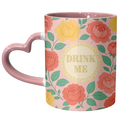 Bite Me / Sit on my face - unique mug by Lilly Rose
