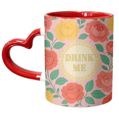 Bite Me / Sit on my face - unique mug by Lilly Rose