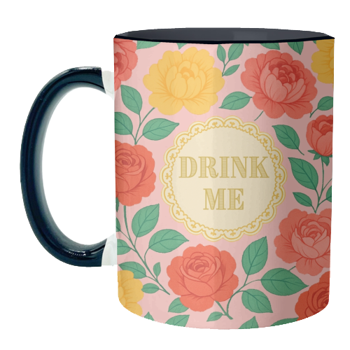 Bite Me / Sit on my face - unique mug by Lilly Rose