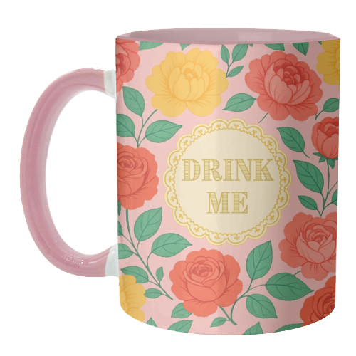 Bite Me / Sit on my face - unique mug by Lilly Rose